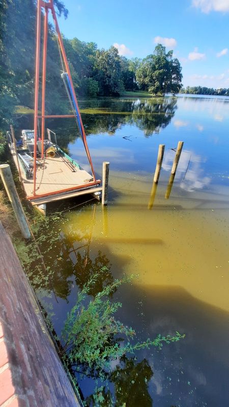 Pier and dock construction on Silver Lake in Dover